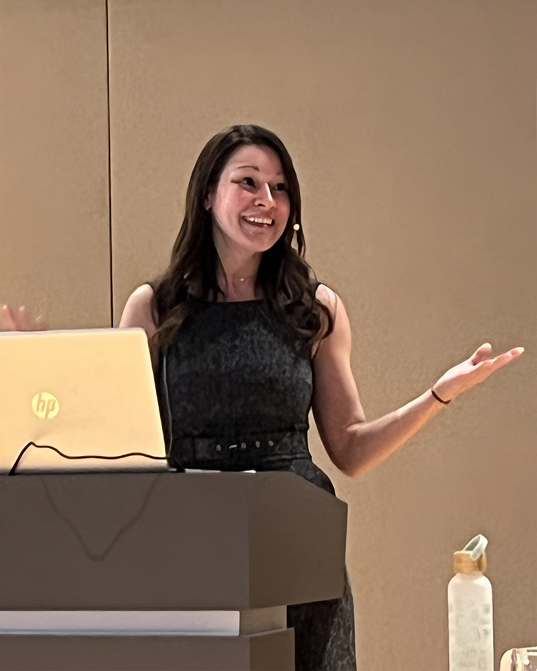 Dr. Susie Mosser speaking at JCLS